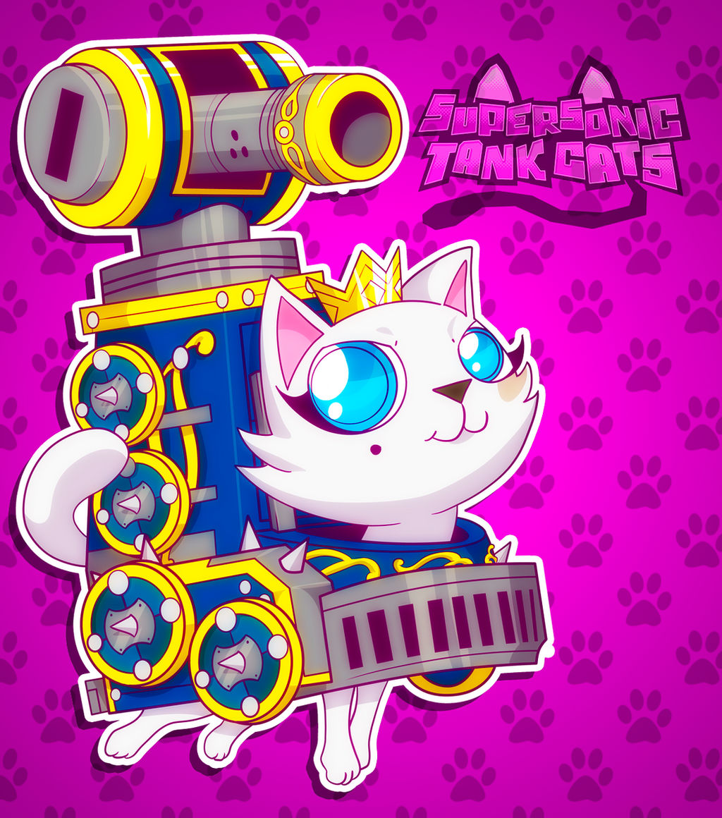 Supersonic Tank Cats: Reina portrait by molegato