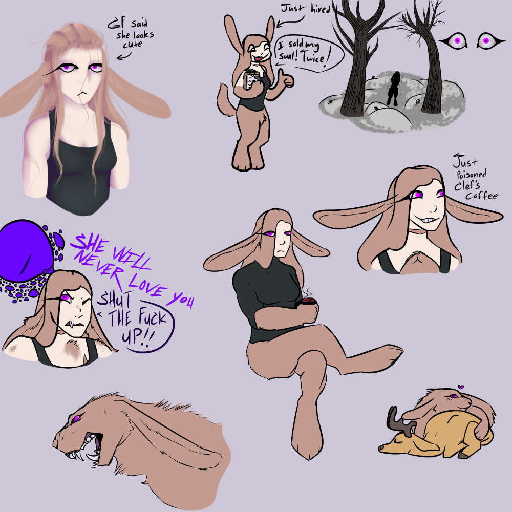 Scp White Rabbit SCP Rabbit doodles by Jackole66 on DeviantArt