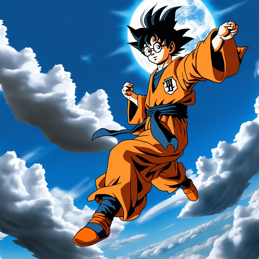 Goku Depth Effect Wallpaper by FryQuest on DeviantArt