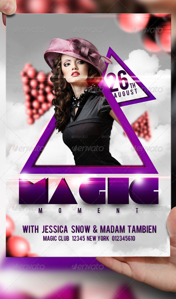 Magic Moment Party Flyer Template