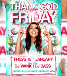 Thank God its Friday Flyer Template