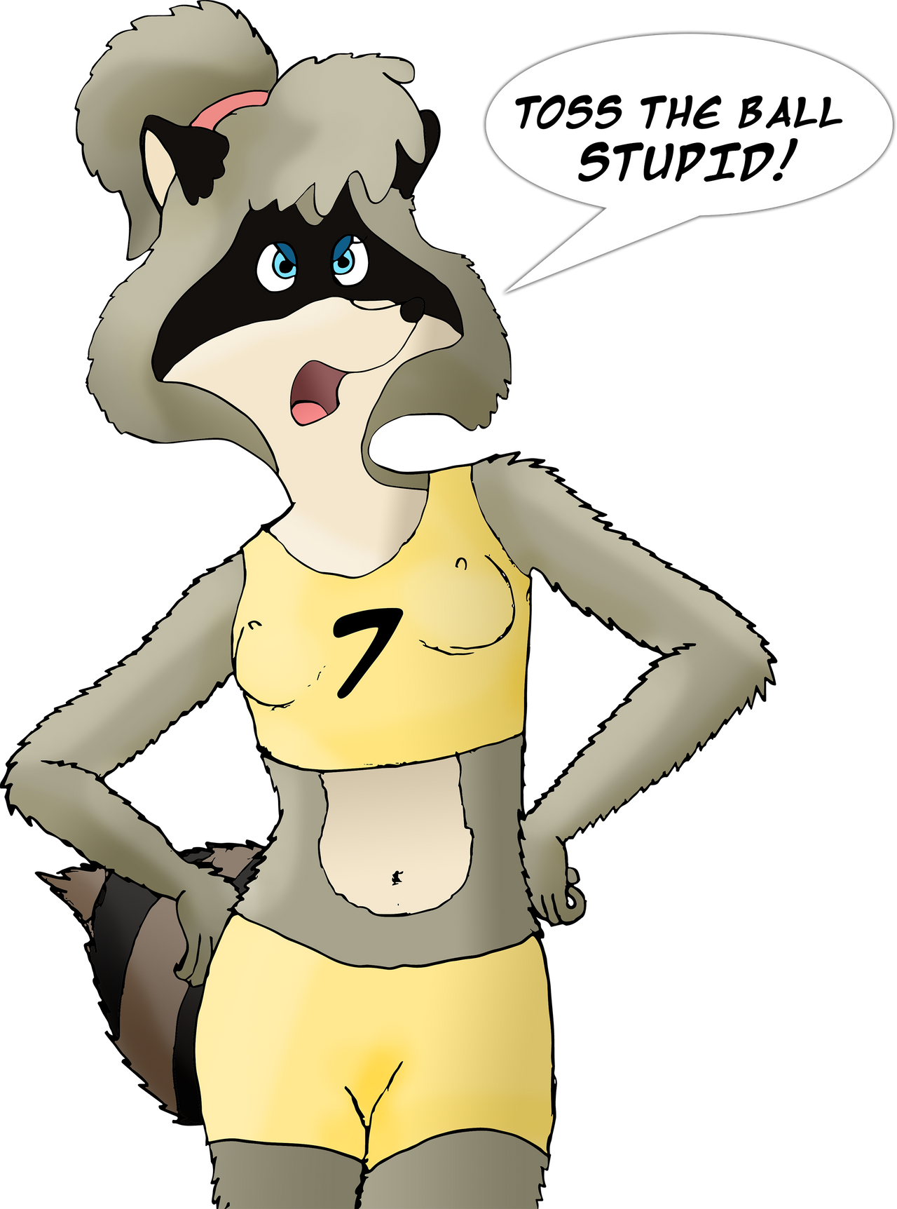 Lisa Racoon Lisa Racoon is angry at someone by N-i-k-o-l-a on DeviantArt