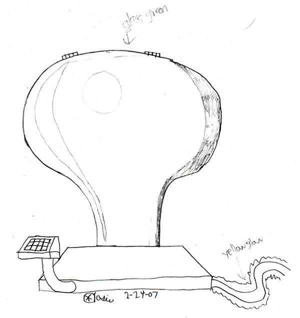 Lightbulb Prison Unit - Sketch