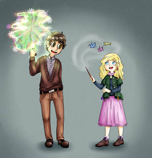 Luna and Neville Collab