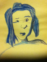 Blind contour of me.