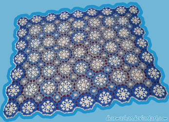 Dusty Snowflake Afghan