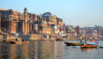 Varanasi ghats at Ganges by joseluisrg