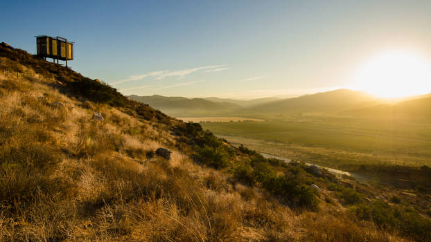 Sunrise in Valle de Guadalupe Baja California