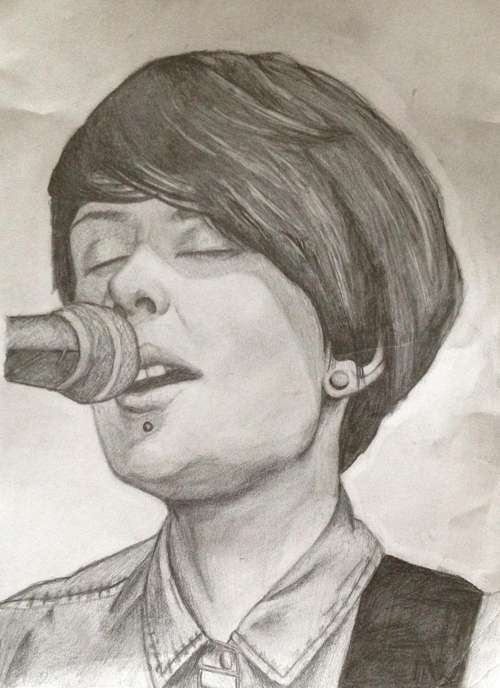 Tegan Quin Pencil Drawing