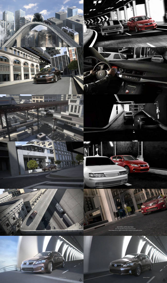 Lexus commercials by Artsomniac