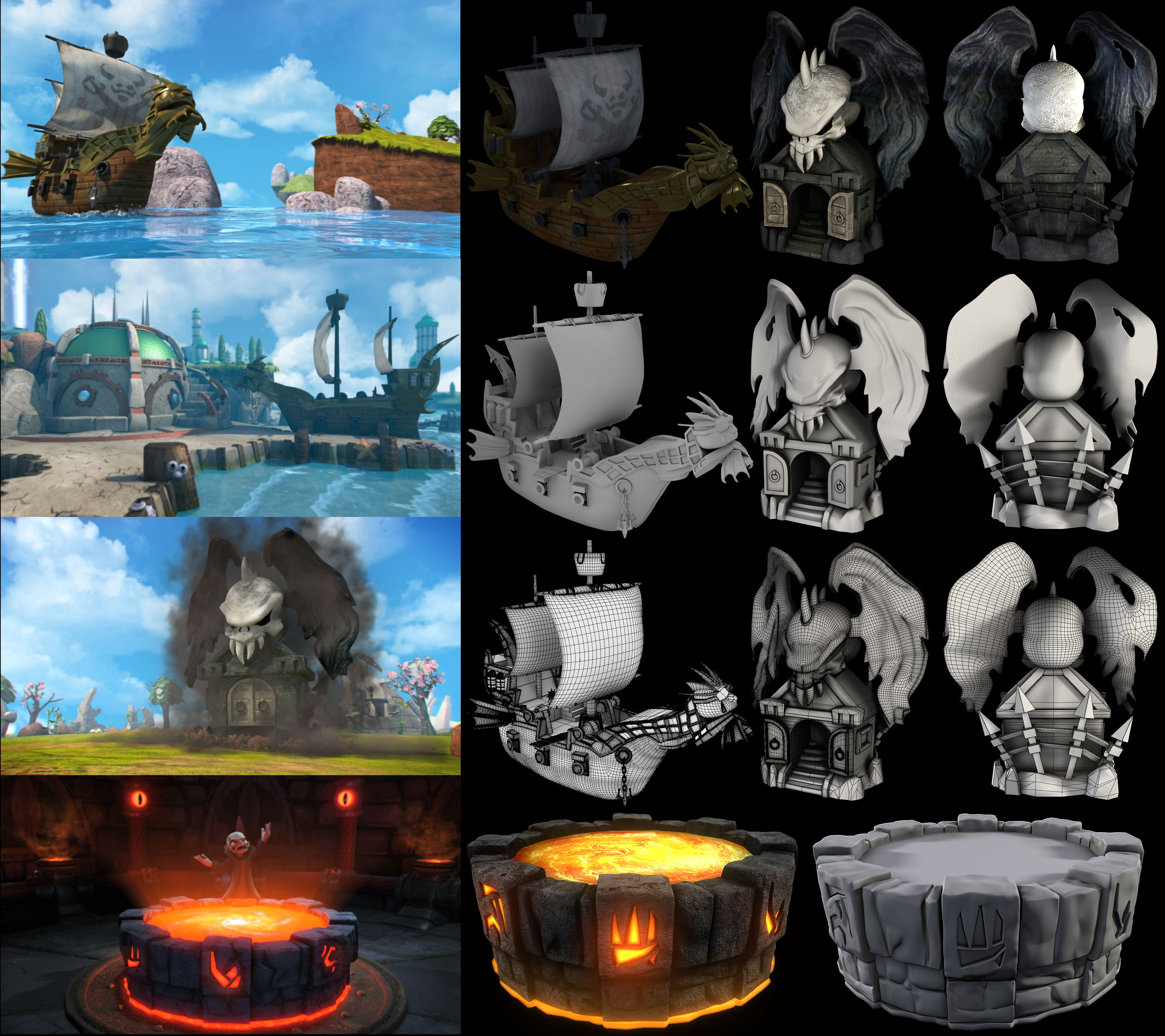 Skylanders game cinematics by Artsomniac
