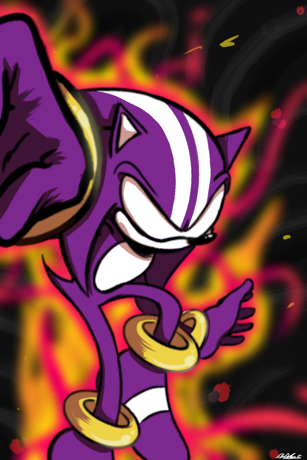 Darkspine Sonic :Doodle Trade: by SonicWind-01 on DeviantArt