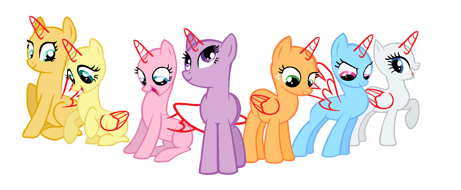 #1 Base  Elements of Harmony  Mane 7