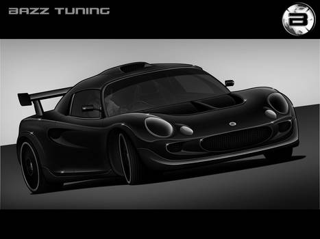 Lotus Elise Racer Toon - Black
