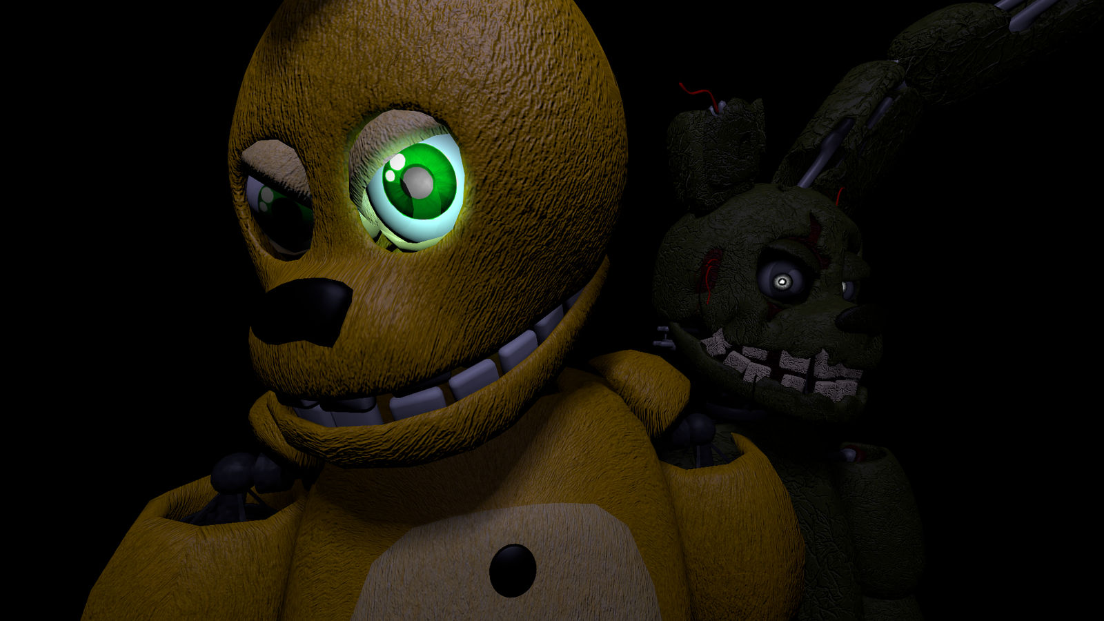 Spring Bonnie And Springtrap by James2002DJ on DeviantArt