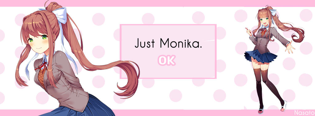 Just monika на русском. Just Monica табличка. Just Monica стикер. Just Monica текст на английском. Доки доки песня just Monica.