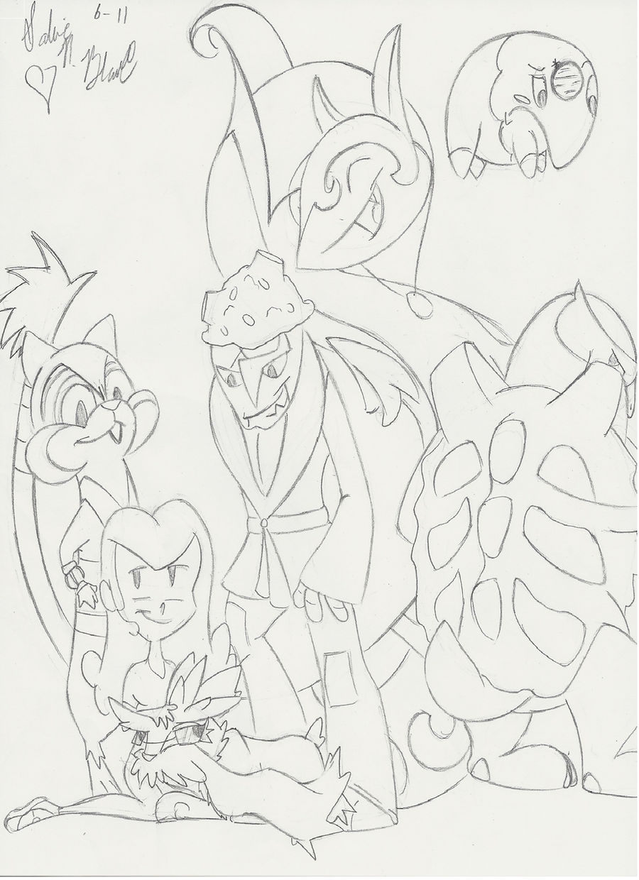 Pokemon Black Team - Uncolored