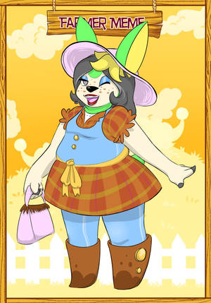 pkmnA - Farmgirl Cynthia by PinkuFootsie