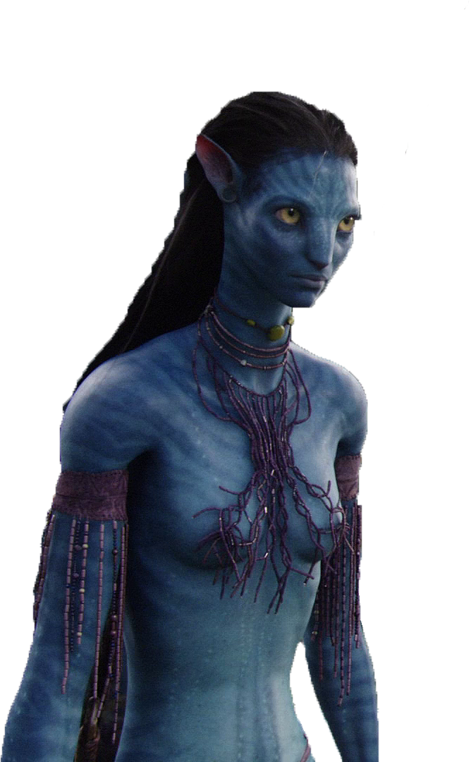 Avatar Neytiri Closeup w/ no background