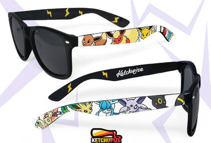 Eevee Evolutions hand painted sunglasses