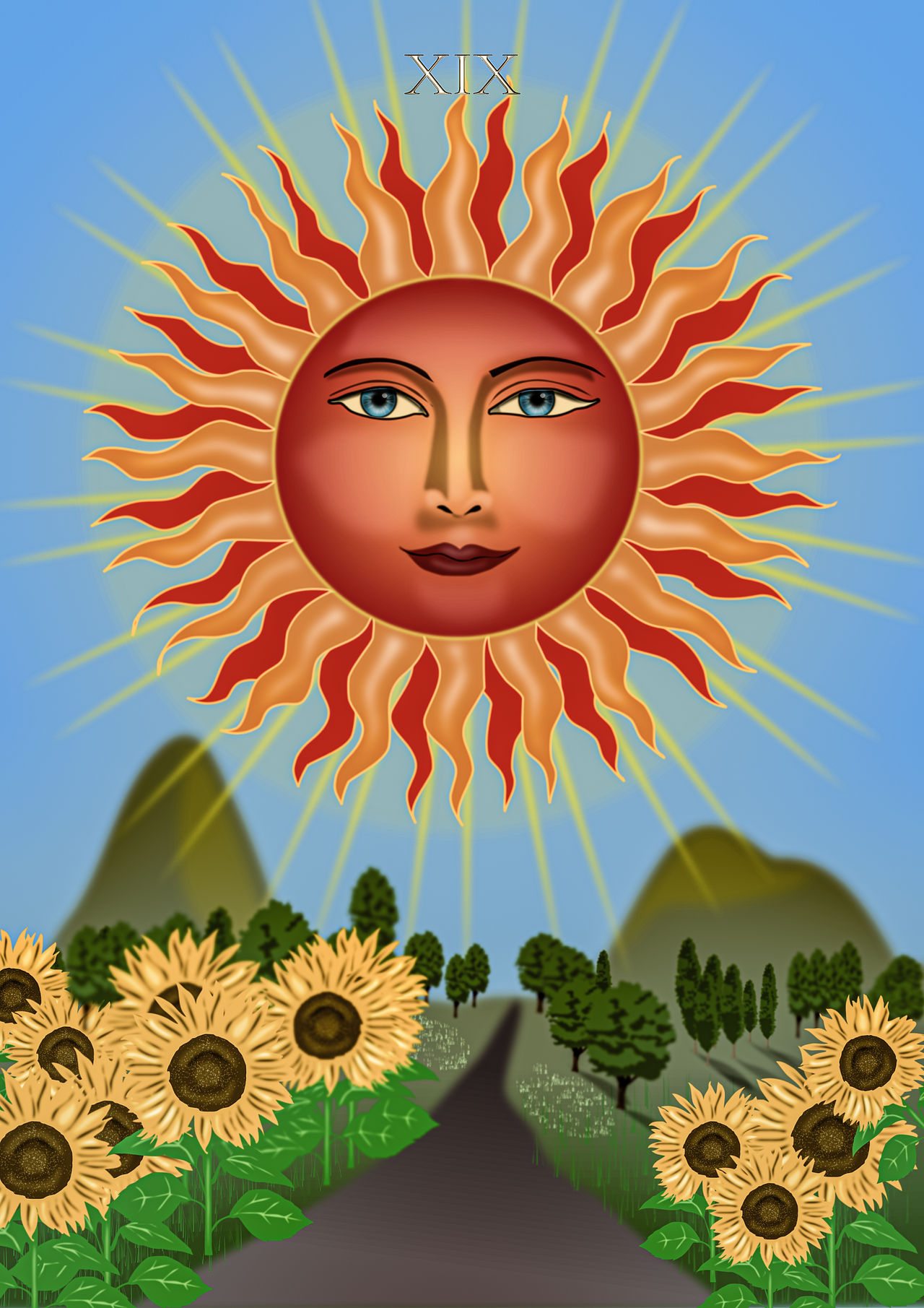 19. The Sun by AGoldenSaint on DeviantArt
