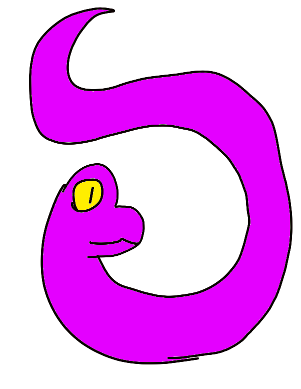 Purple snake by TheRealKingSusiePen on DeviantArt