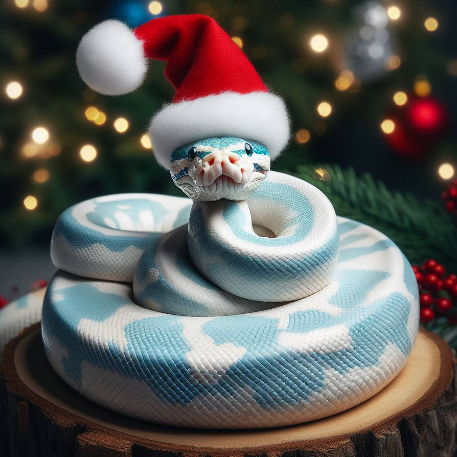 Snow Python by KingSusiePen24 on DeviantArt