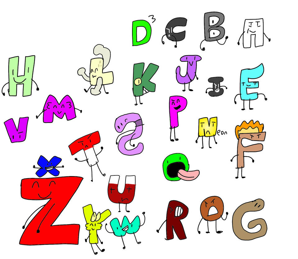 Object Island Deviantart Object Island Alphabet by KingSusiePen24 on DeviantArt