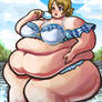 Fat Hanayo Koizumi - Love Live! Obese Edition
