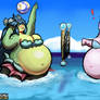 Fat Giga Mermaid and Cala Maria III - Volleyball!