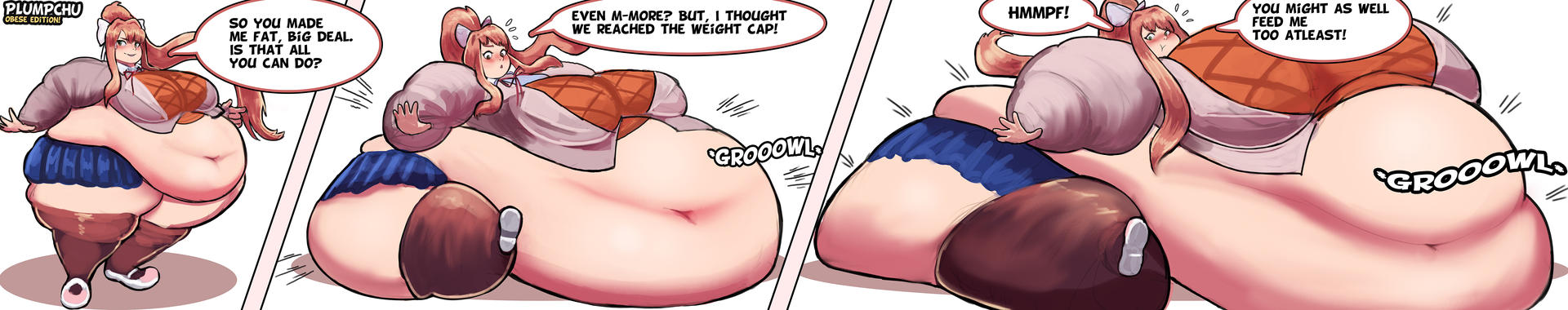 Fat Monika Weight Gain - Doki Doki Literature Club