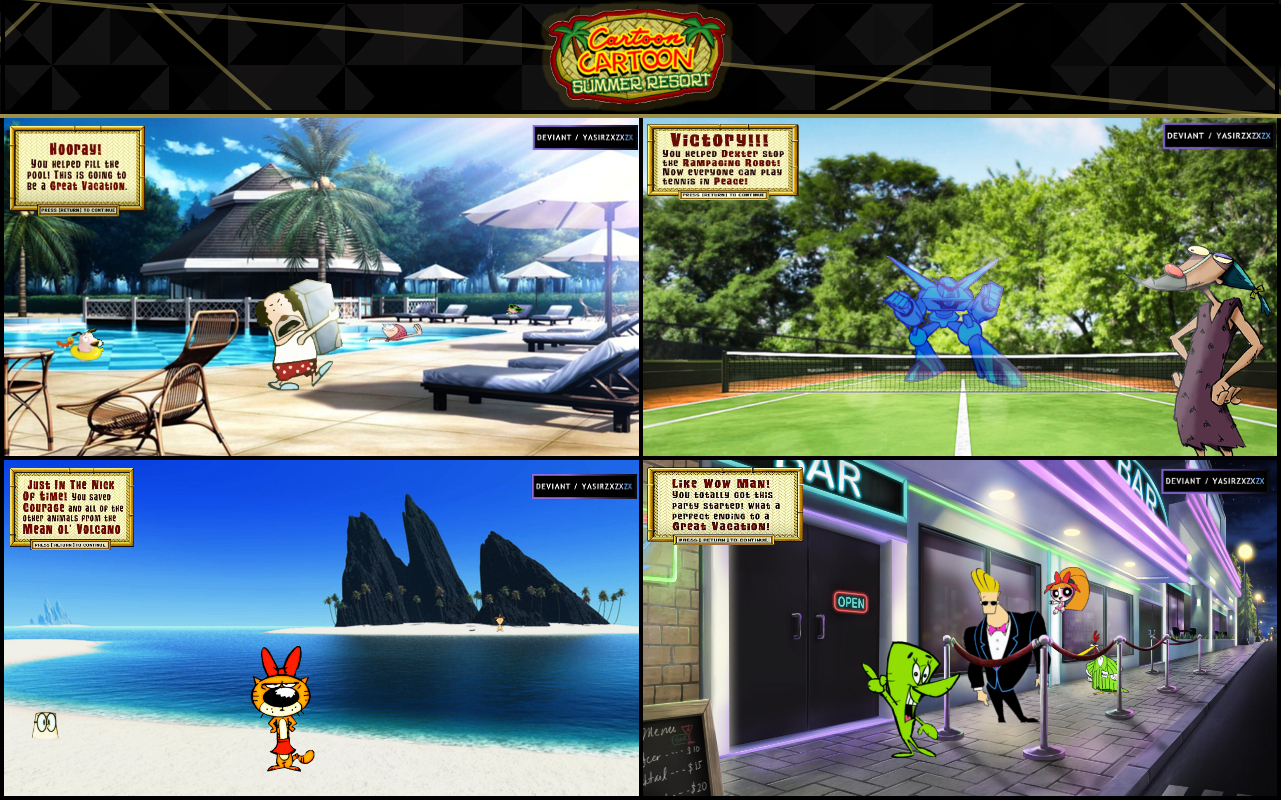 Let's Play A Net Game: Cartoon Cartoons Summer Resort – The Netstorian