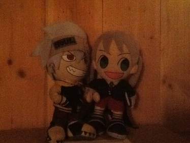 Soul and Maka plushies