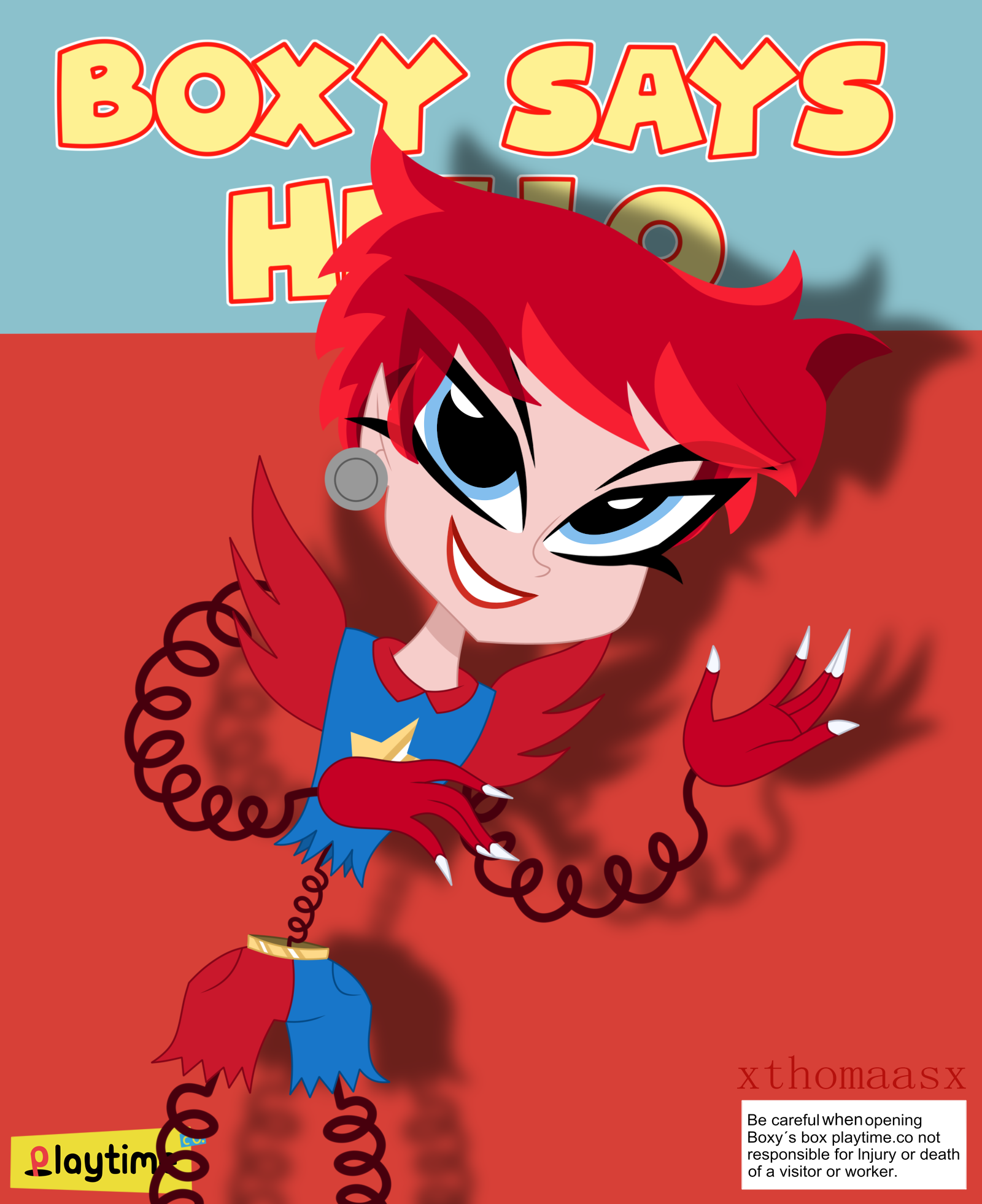Boxy Boo Poster by xthomaasx on DeviantArt