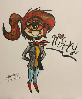 Greaser Girl Niffty - Hazbin Hotel