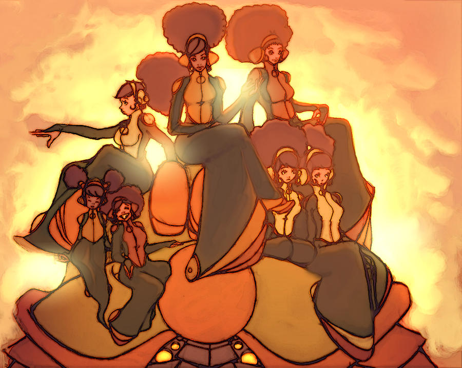Sun Goddesses by novastar2g4 on DeviantArt