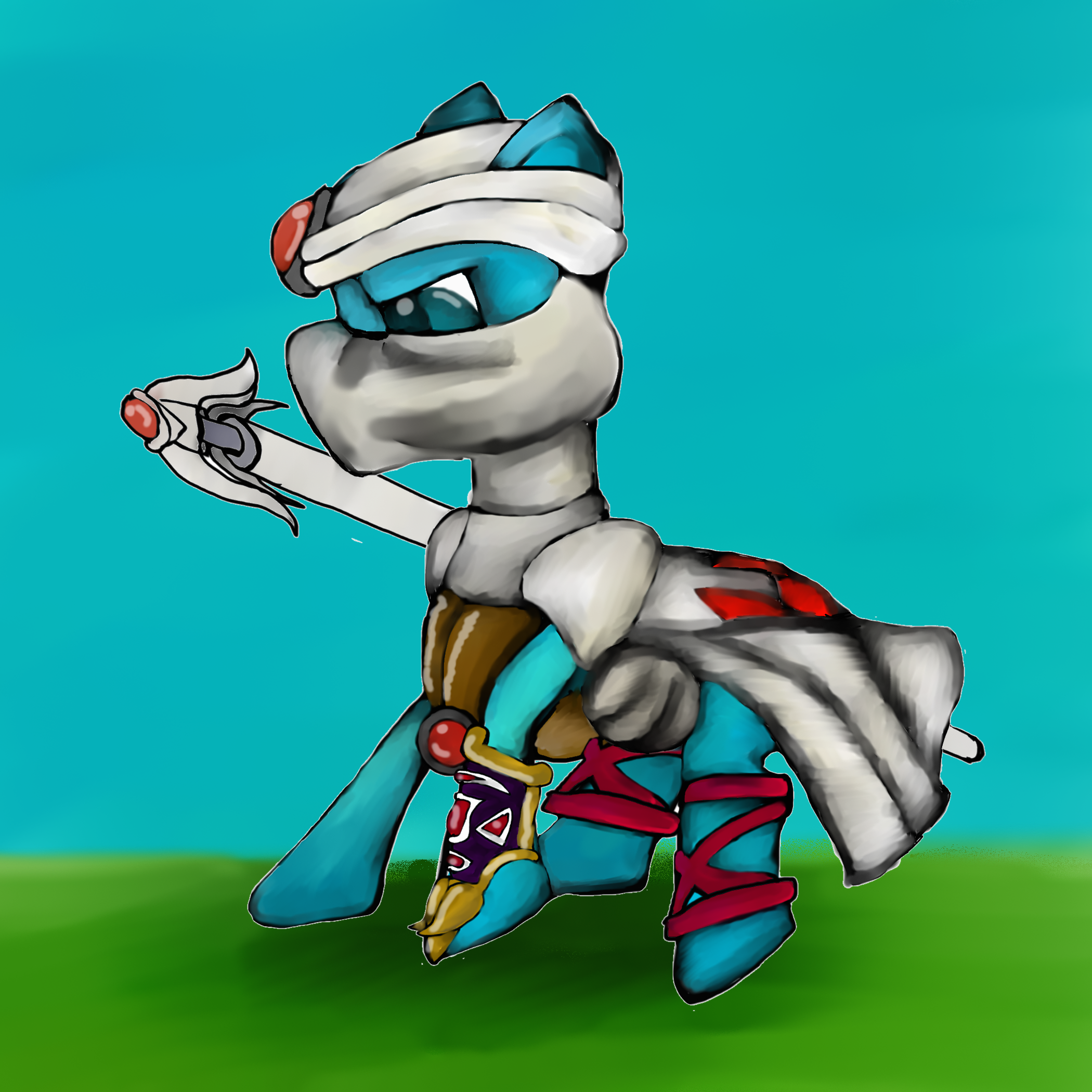 Videogame MLP Crossover: Minwu Pony