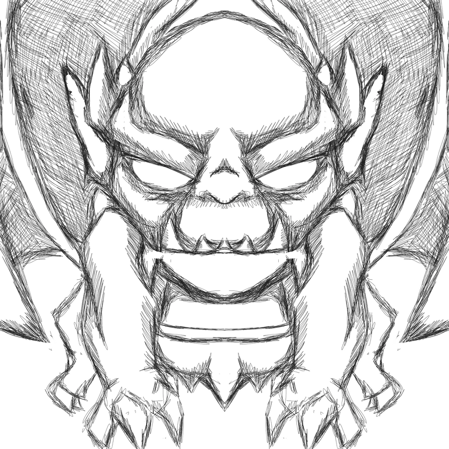 Gargoyle Sketch 2 by dragonfire53511 on DeviantArt