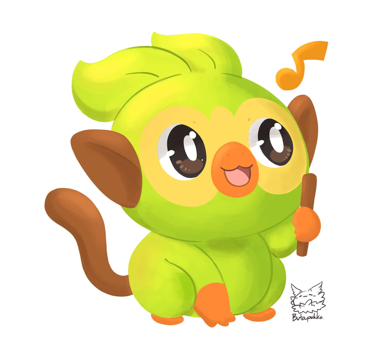 Grokoo Grookey by Butapokko on DeviantArt