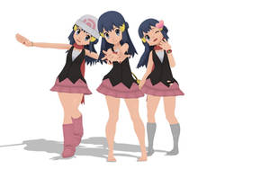 MMD Barefoot Dawn Pokemon