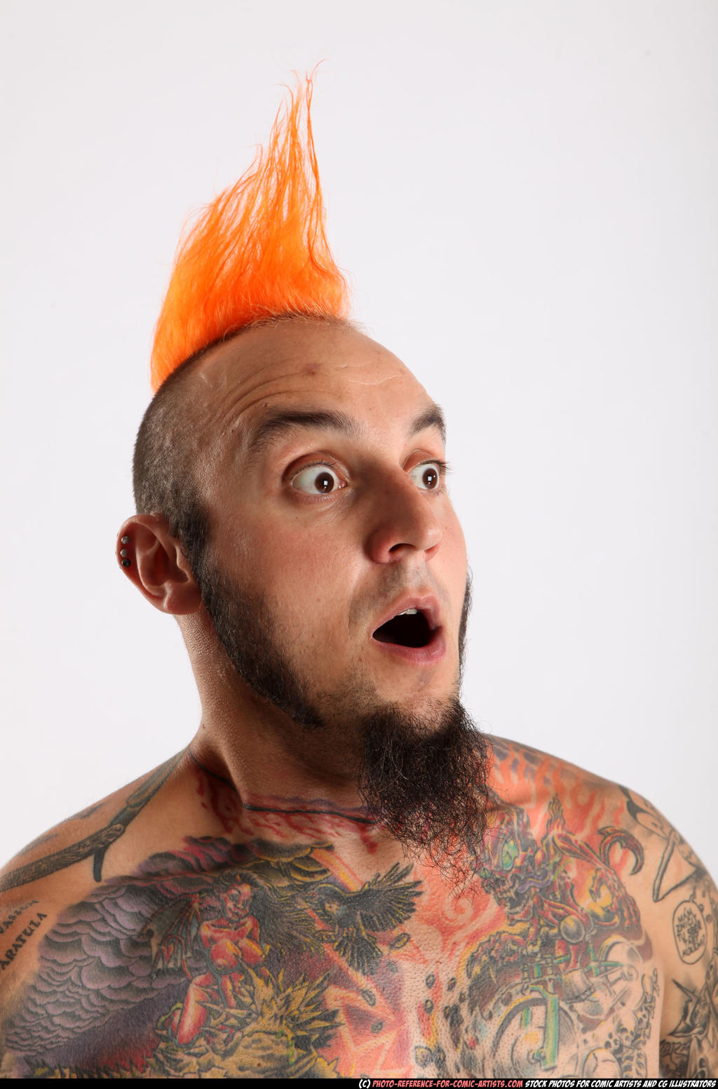 Shocked / Surprised Facial Expression by comicReference on DeviantArt