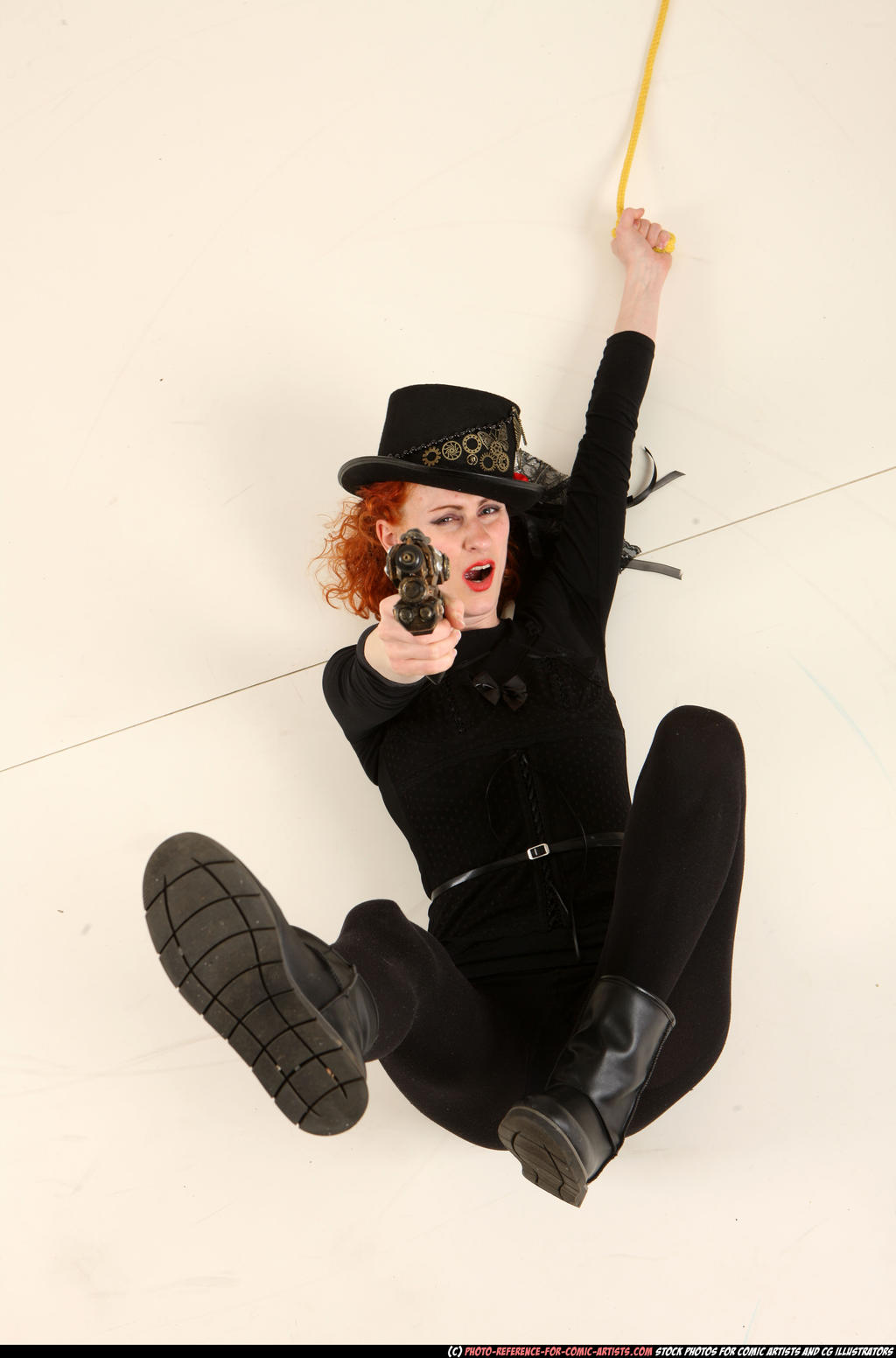 Steam Punk Rope Victoria - rope swing with pistol (steampunk) by comicReference on ...