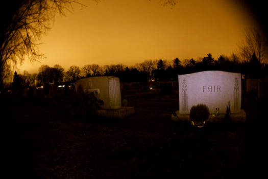 Cemetery at Night
