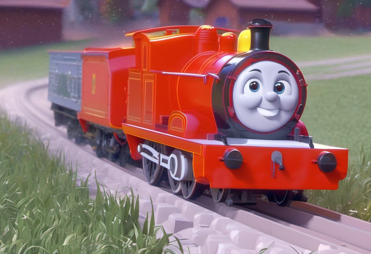 AI Generated James the Red Engine by RgCIA21213 on DeviantArt