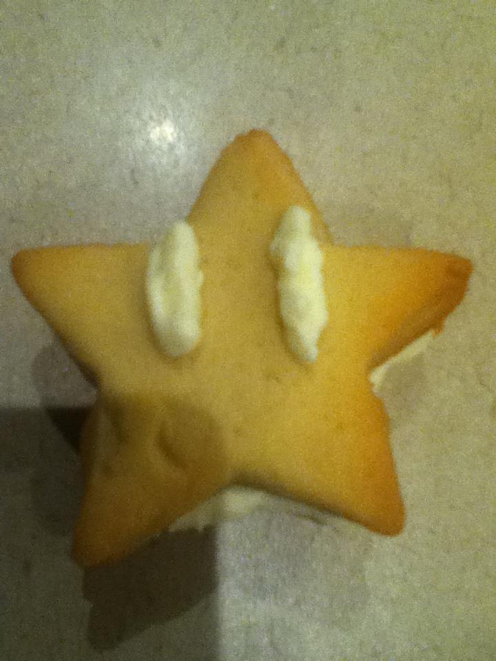 Mario star cookie