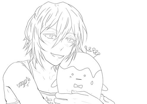 tamaki hugging ousama purin