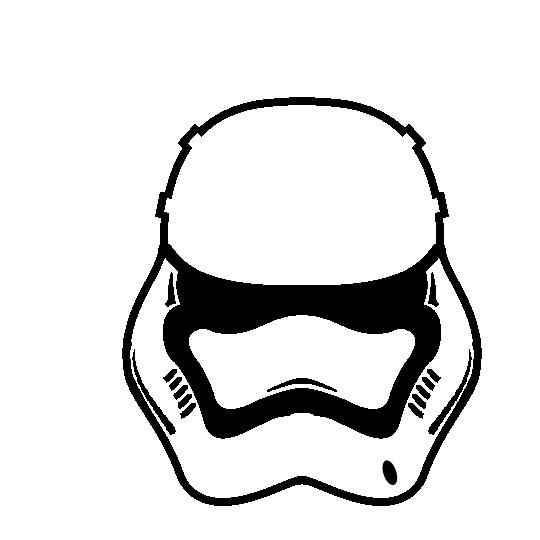 Stormtrooper Helmet Line Art | helmet