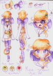[UTAU] Mizuki Yorudan Yuki Ver. Character Design by Mizuki-Yorudan