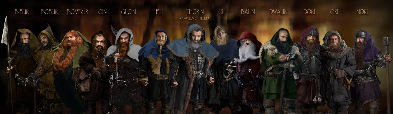 Thorin Oakenshield and company (Book style)