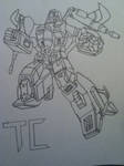 Transformers G1: Thundercracker Lineart by ElizabethPrime